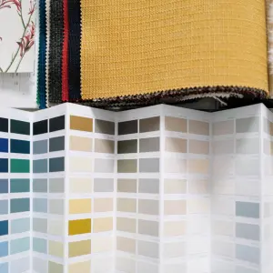 Nuancier de couleurs et matières pour projet d’architecture intérieure